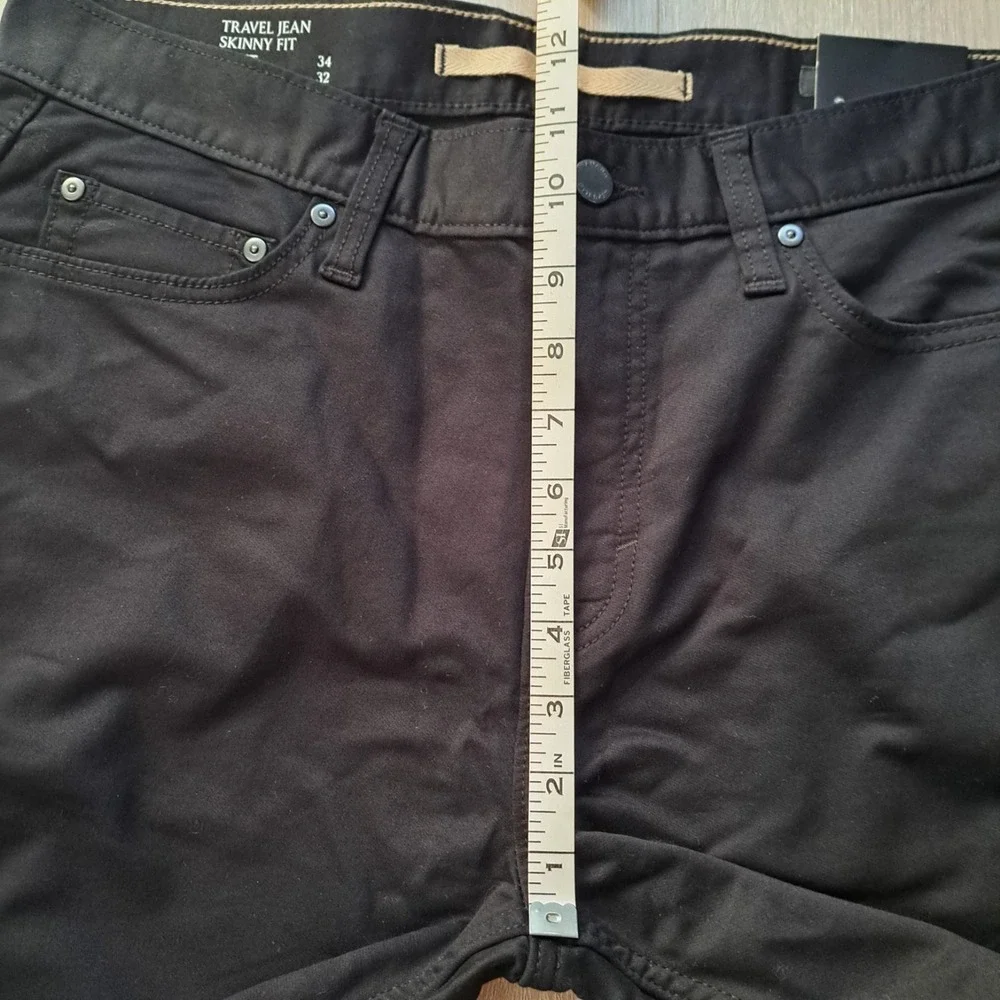 Banana Republic Men's Black‎ Skinny Fit Travel Jeans Size 34x32 (Fits 34x31) NWT